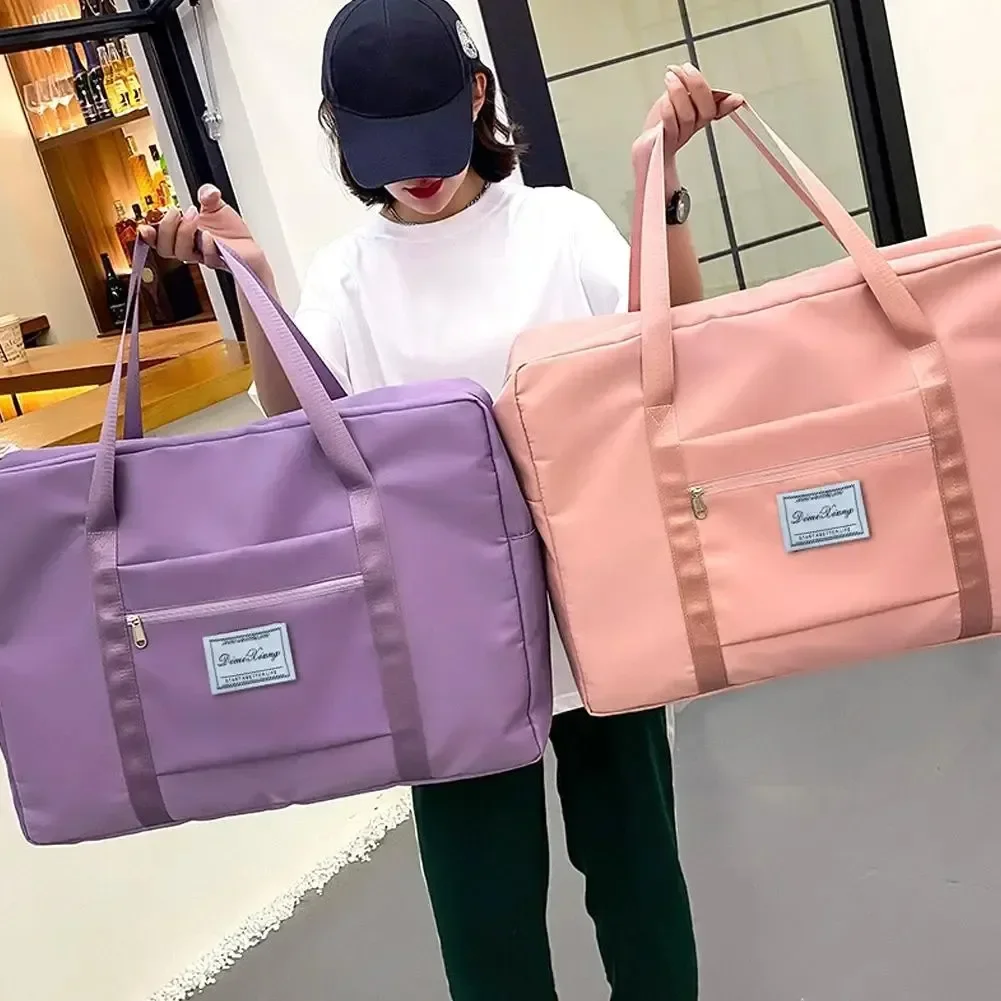 Borsa A Tracolla Unisex Di Grande Capacità Borse Da Viaggio Da Donna Trolley Da Viaggio Per Uomo Borse Borse Borsa Portaoggetti Pieghevole Impermeabil