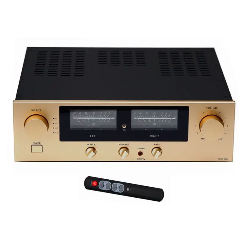 Gold Seal Mj15024 Mj15025 Tube 200W * 2 Stereo Hifi Fever Home Audio Amplificatore Con Telecomando Vu Meter