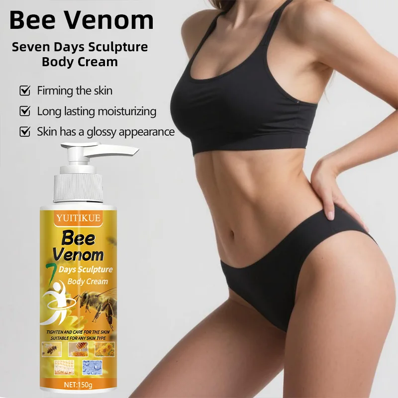 Bee Venom 7-Day Body Shaping Lotion, firms and lifts, deeply moisturizes, suitable for all skin types