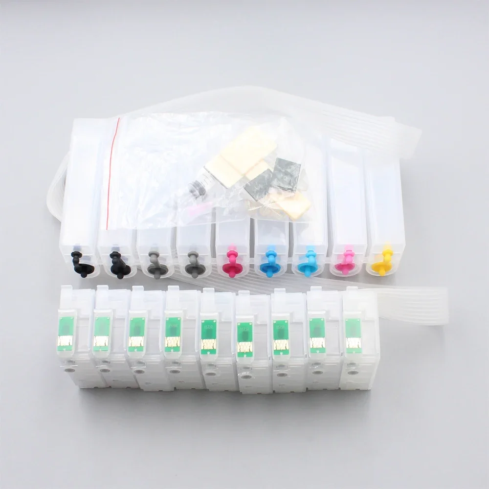

9 Colors Bulk R3000 Continuous Ciss Ink Supply System With Auto reset Chip T1571-T1579 for Epson Stylus R 3000 Printer
