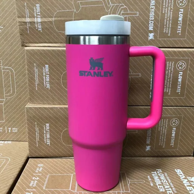 30oz/40oz Stanley Adventure Quencher H2.0 Tumbler With Handle Stainless  Steel Vacuum Insulated Car Mug Thermal Iced Travel Cup - AliExpress
