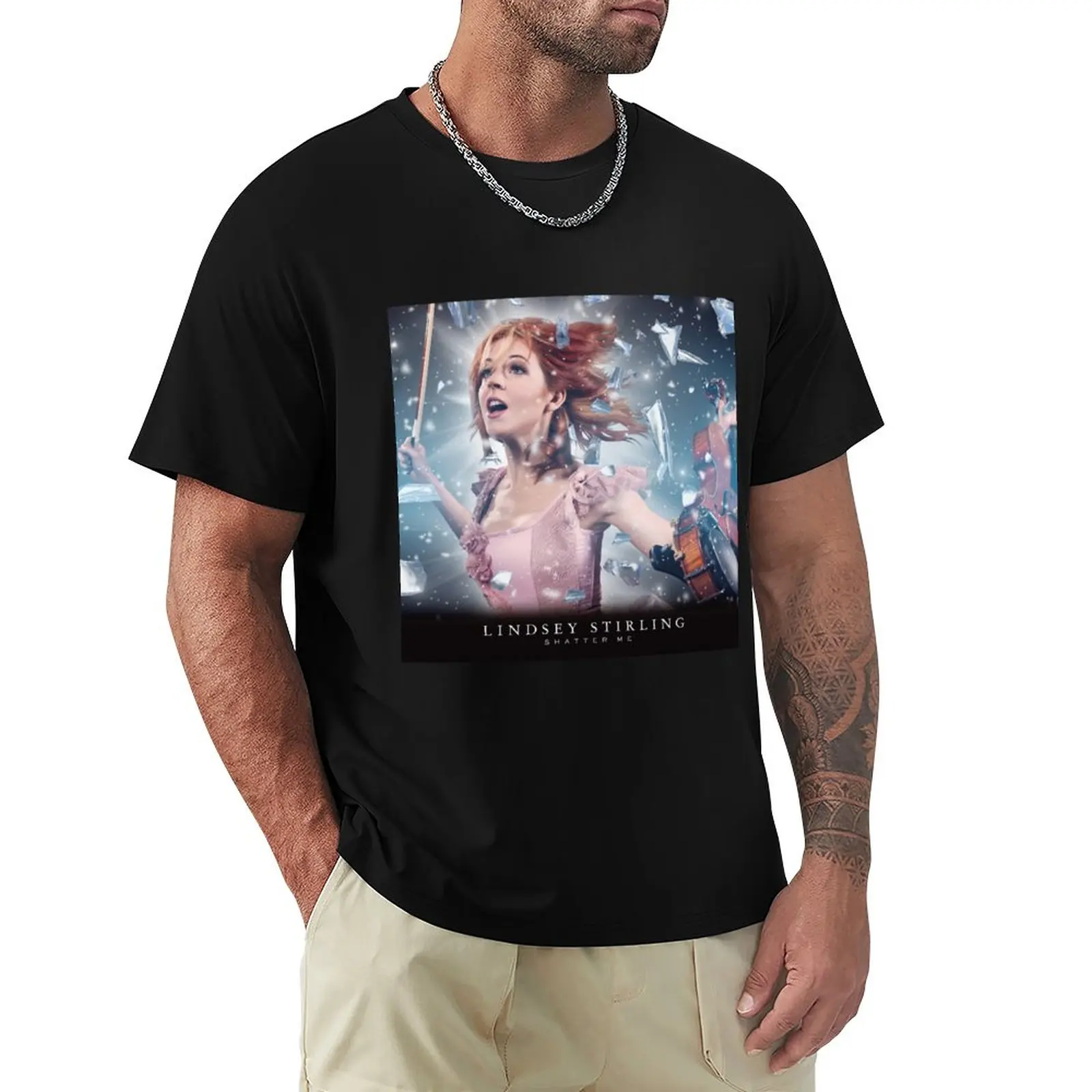 Shatter Me T-Shirt Ragazzi Bianchi Kawaii Vestiti Estate Top Mens T Shirt