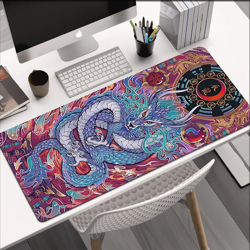 

Sakura Ink Painting Art Mouse Pad Large Mousepad Chinese style Gaming Accessoroes MouseMats Laptop Gamer Desk Mat Carpet for PC