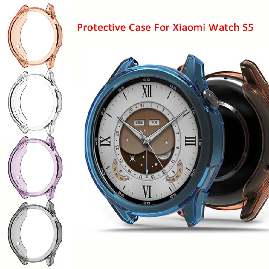 Xiaomi Watch S5 Soft TPU Anti-Scratch Protective Case Cover
