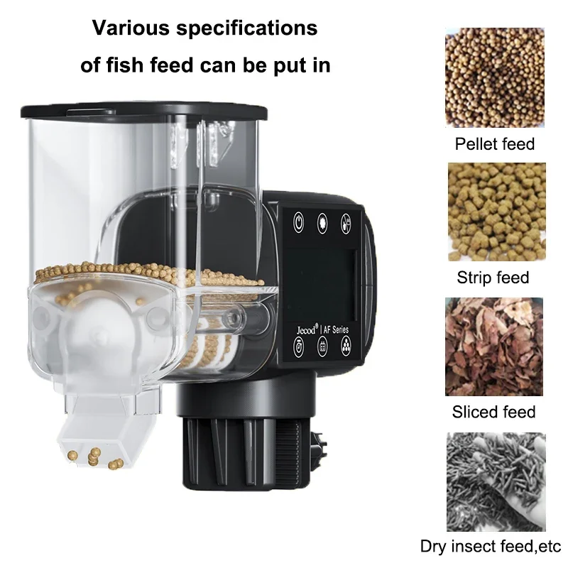 

Jebao Jecod New Aquarium Fish Tank Feeder Intelligent Automatic Feeder Digital Timing Wifi Wireless Remote Control Fish Feeding