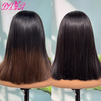 240Gram 13x4 Lace Frontal Super Double Drawn Bone Straight Bob Human Hair Wigs Vietnamese Virgin Hair Wigs for Black Women 1