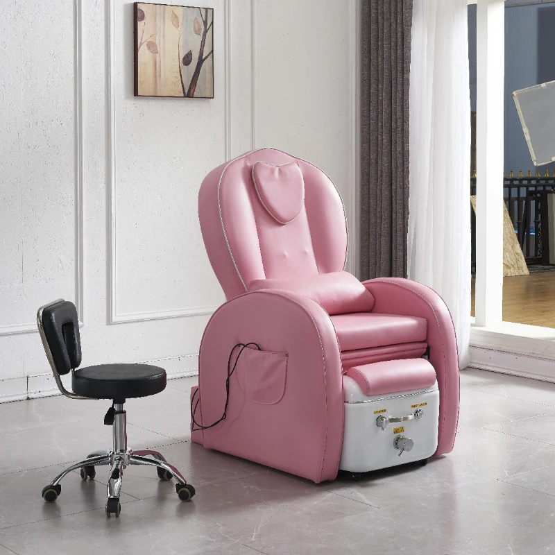 Bowl Luxury Pink Pedicure Chair Nail Salon Detailing Beauty Pedicure Chair With Massage Furniture Cadeira Furniture ZT50PC pink up средство по уходу за ногтями и кутикулой nail sorbet на водной основе с экстрактом киви 11 0