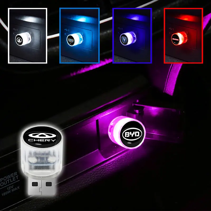 1Pcs Auto Mini Usb Led Sfeerverlichting Auto Interieur Plug Voor Saab 9 ...