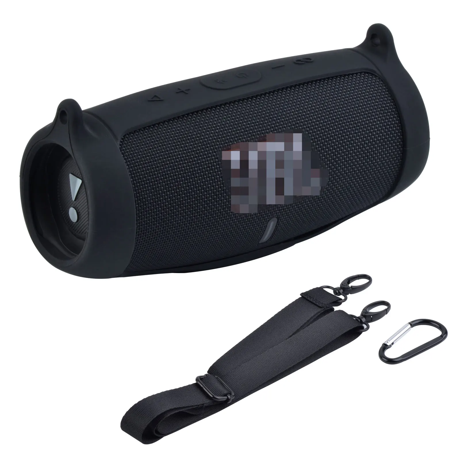 Custodia Da Viaggio In Silicone Jbl Per Jbl Charge 5, Altoparlante Charge 4, Custodia Morbida In Silicone Con Tracolla E Moschettone