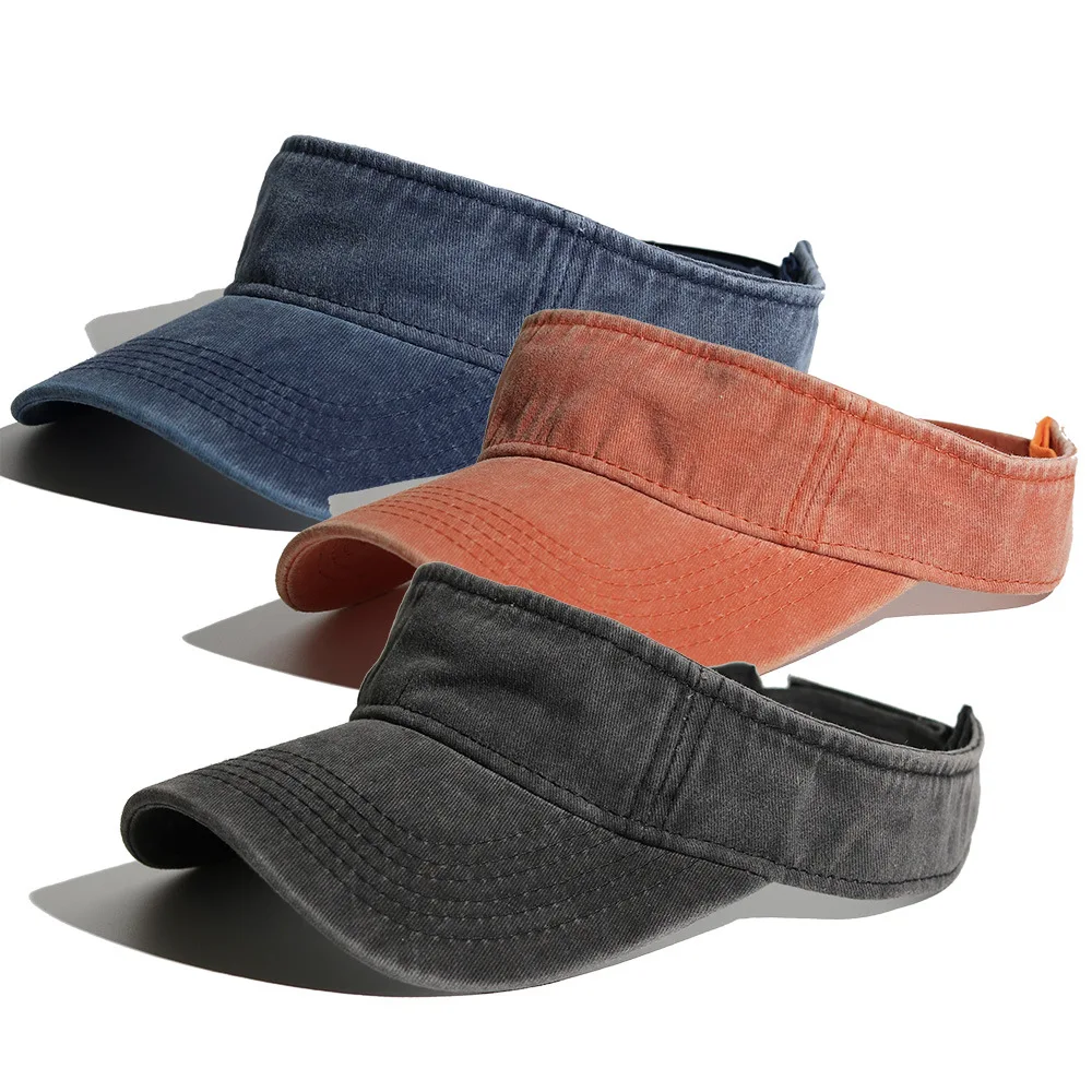 

Кепка для спорта на открытом воздухе для женщин и мужчин, регулируемая винтажная хлопковая кепка от солнца, с защитой от ультрафиолета, топ без верха, для тенниса, летняя