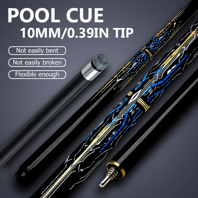 Professional  Chinese Snooker Pool Cue Stick 10mm Carbon Fiber Blue Mechanical Ideal for Competitive Gifts Billiards Accessories 1