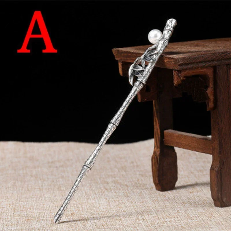 1 Pcs Retro Fashionable Hair Clip Chinese Style Imitation Pearl Hairpin With Chinese Elements Girls Elegant Sweet Accessories