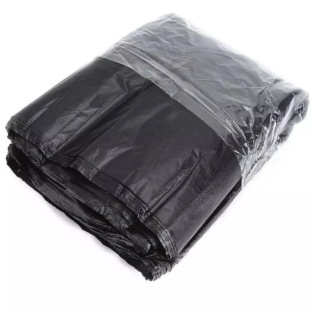 13 Gallon Contractor Trash Bags 2 MIL 50PCS Large Black Heavy Duty Garbage  Bags