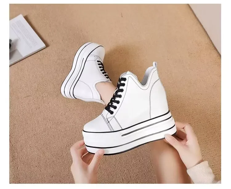 Brand High Top PU Womens Sneakers Fashion Platform Shoes Designer Sneakers Women Vulcanized Shoes Women Luxury zapatillas mujer