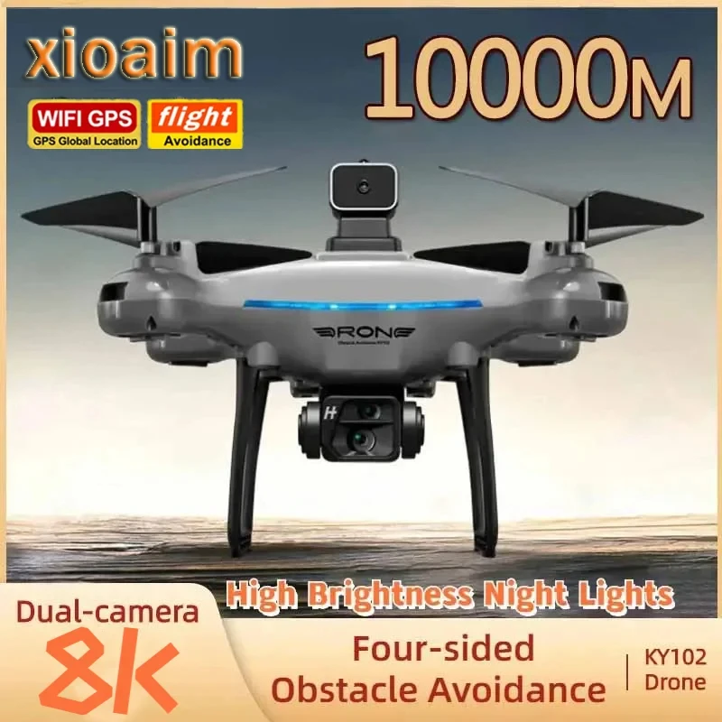 

For Xiaomi 8k Profesional Ky102 Drone Dual-camera Aerial Photography 360 Obstacle Avoidance Optical Flow Four-axis Rc Aircraft