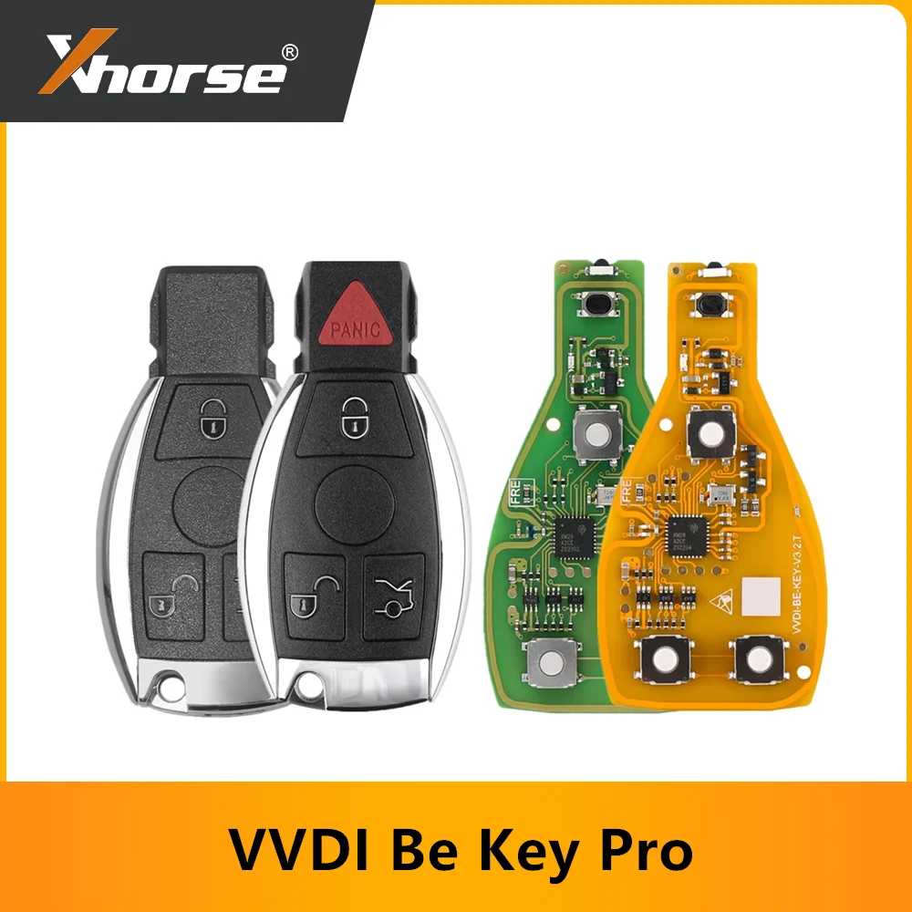 Car Key Shell Xhorse VVDI BE Key Pro Improved Version with Smart Key Shell 3 Button /4 Buttons for Benz car key shell car remote key car key key shell