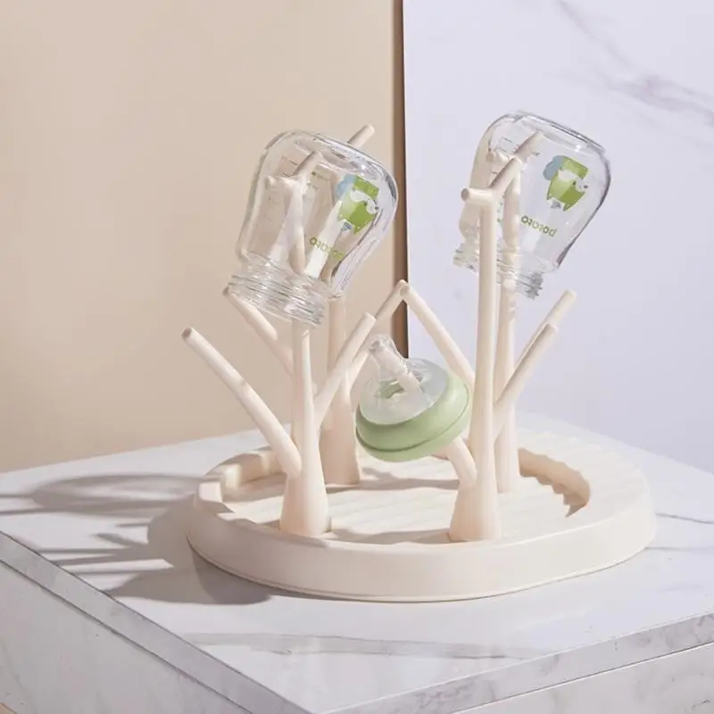 1XCD Babies Bottle Dryer Rack Babies Bottle Drying Rack Cleaning Drying Safe Feeding