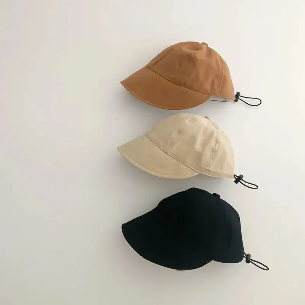 Fisherman's Hat Kids Bucket Hat 2-7 Years Old Korean Style Baby Sun Protection Hat Sunscreen Warm Children Fishman Hat