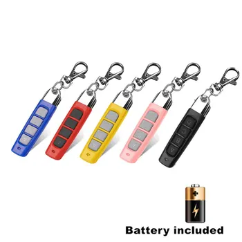 리모컨 차고 문짝, 작은 볼륨 복사, 무선 리모컨 엄지 차고 문짝 복사 리모컨, 4 키 컬러, 433MHZ 상품 이미지