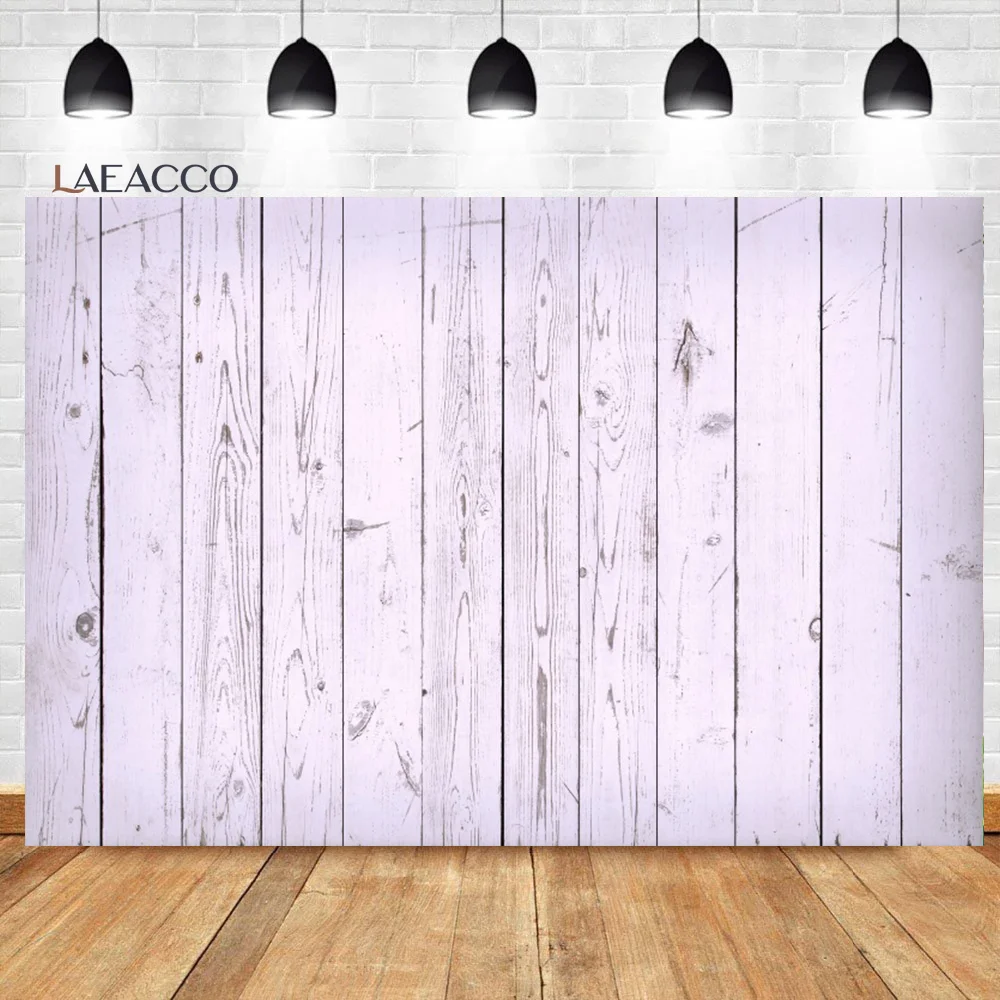 

Laeacco Light Purple Pure Wood Plank Background Rustic Wooden Board Newborn Baby Shower Birthday Portrait Photography Backdrop