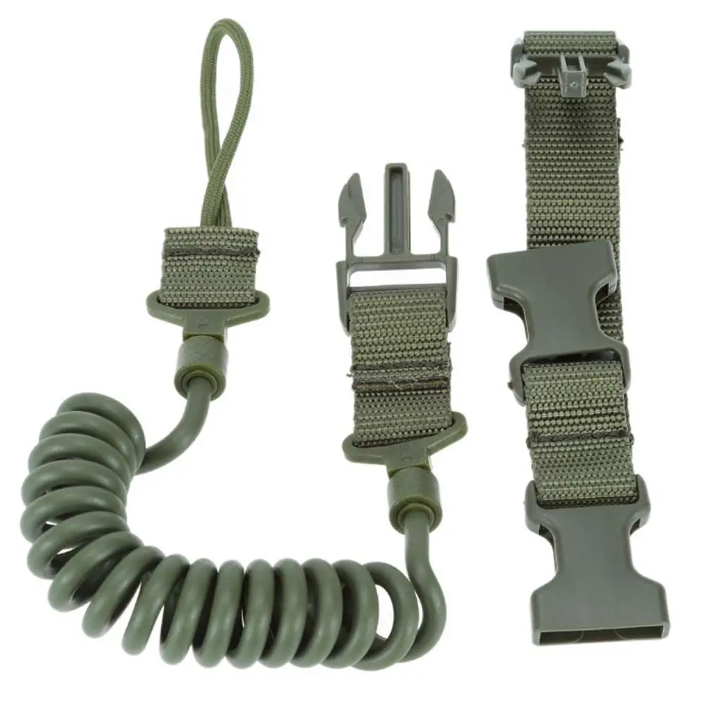 

Keychain Key Ring Outdoor Climbing Secure Buckle Lock Spring Rope Sling Elastic Lanyard Rope Lanyard Anti-lost Sling Strap