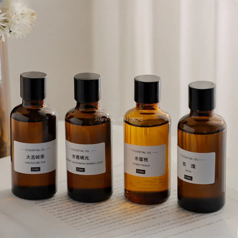 50ML/ Bottle Aromatherapy Candle Lasting Fragrance Natural Essential Oil DIY Candle Wax Sheet Gypsum Making Auxiliary Material