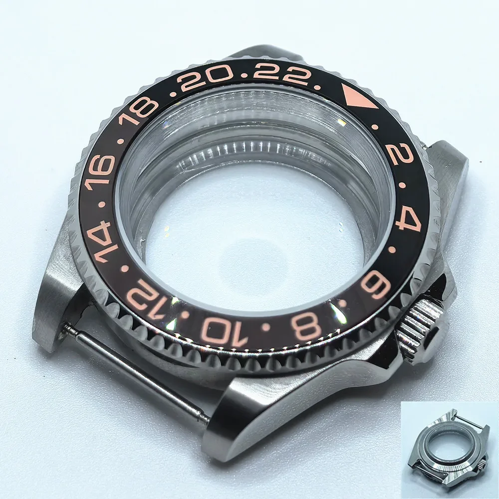 40mm Transparent Glass Watch Case