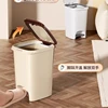 1pcs Cartoon Cat and Dog Pattern Trash Can Foot Operated Press Type Cat Litter Storage Bucket Closed Odor Proof Garbage Bin 2