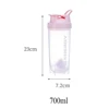 700ML/23 Oz High Quality Protein Powder Shake Cup Drinkware Outdoor Travel Portable Leak-proof Beverage Bottle Juice Cup 6