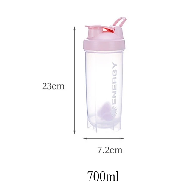 700ML/23 Oz High Quality Protein Powder Shake Cup Drinkware Outdoor Travel Portable Leak-proof Beverage Bottle Juice Cup 6