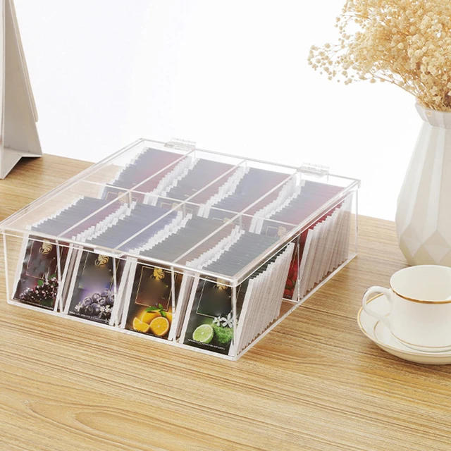 Transparent Tea Box Transparent Tea  Acrylic Multi-function Box - Tea Bag  Organizer - Aliexpress