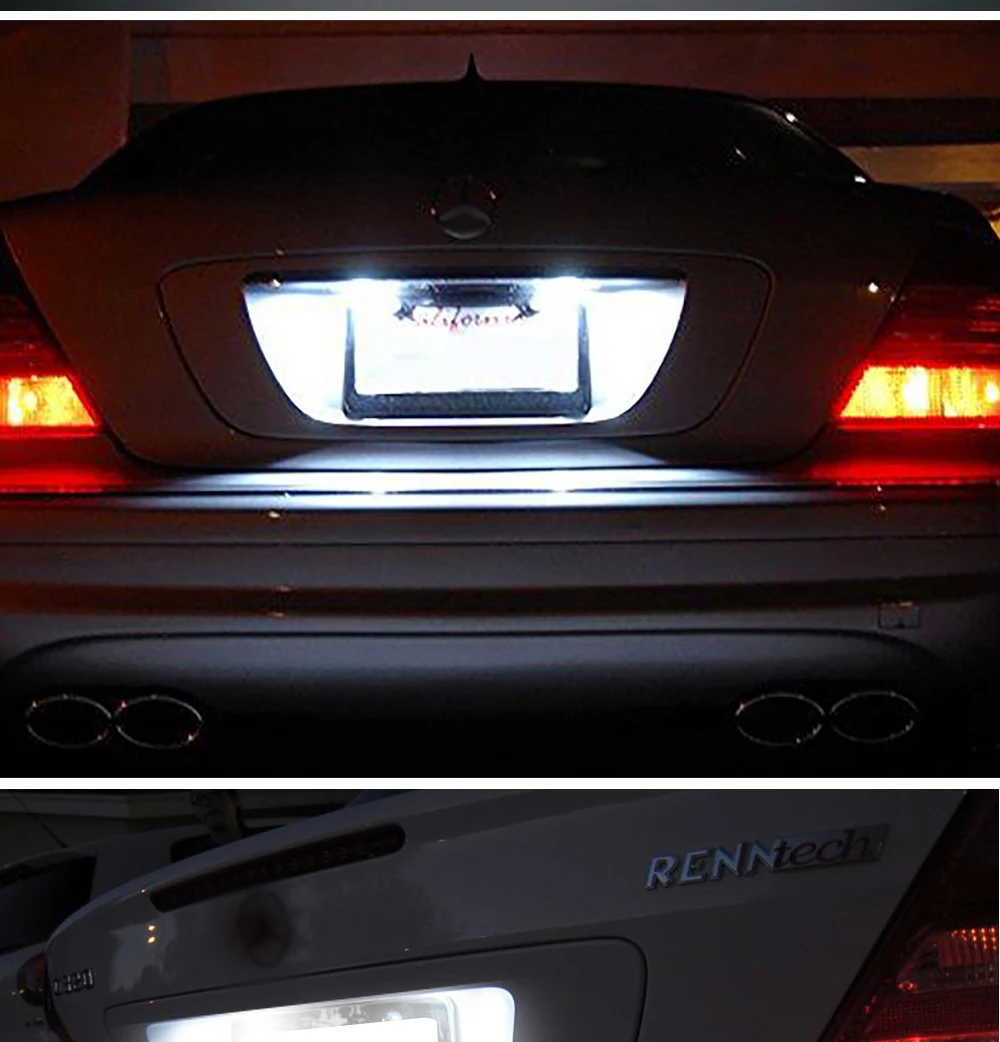 2 Stücke Canbus Fehlerfreie Led-lampen Anzahl Kennzeichenbeleuchtung Auto LED Lampe Für Chevrolet Orlando 2012 2013 2014 Auto Styling – Detail 10