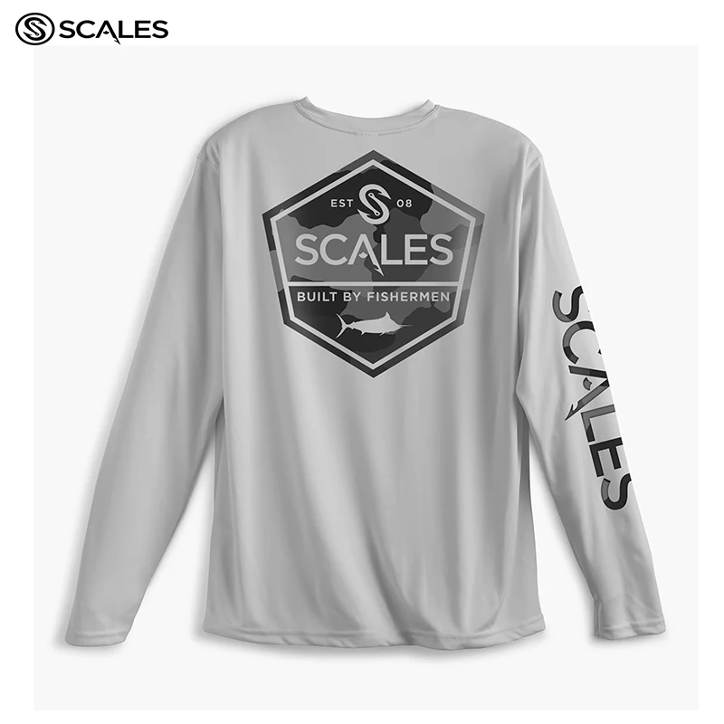 SCALESFishingClothesSummerTopsWearFishingClothingShirtPrint