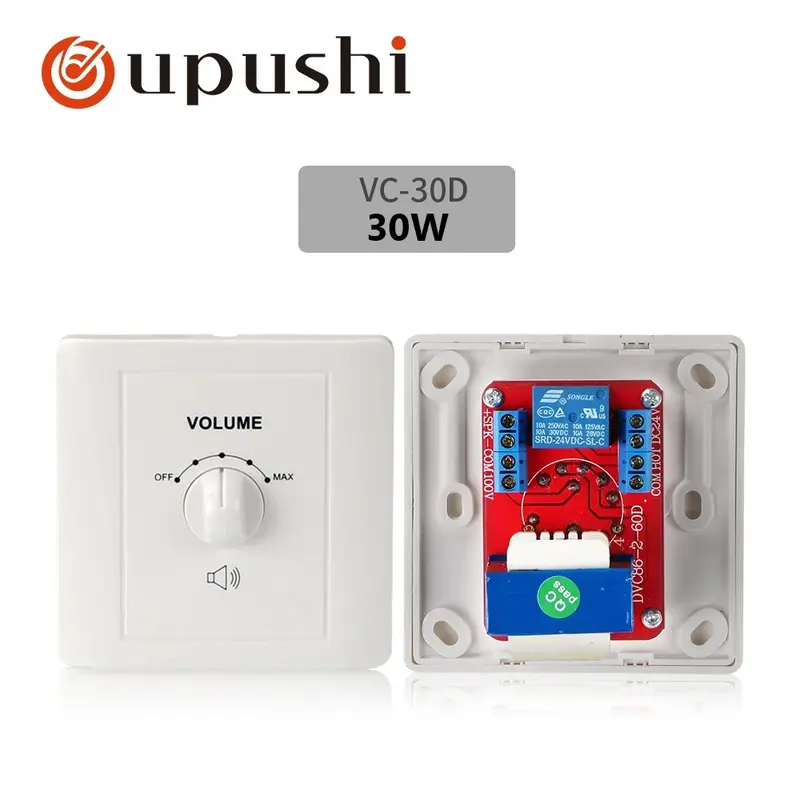Oupushi speaker  wall volume controller 100V in wall volume control knob for Pa system - Image 9