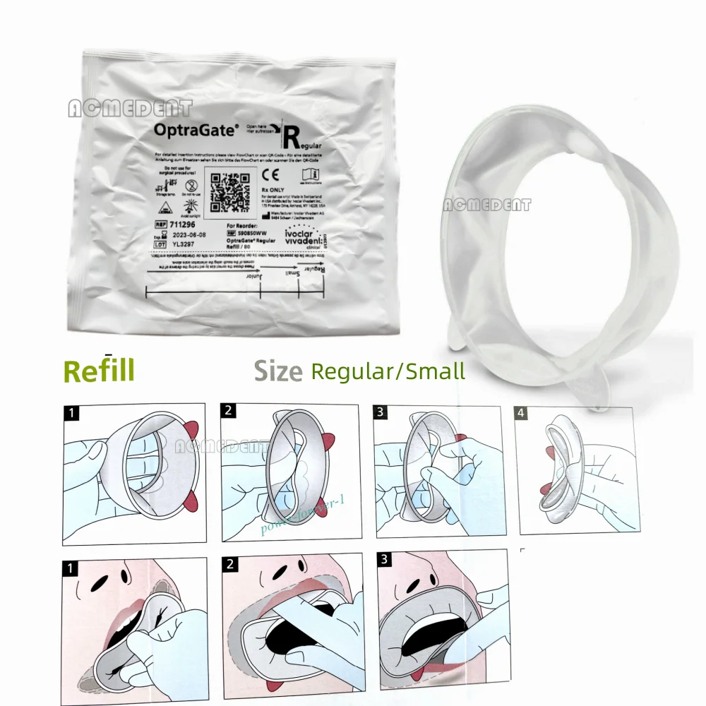 

OptraGate 3D Lip Cheek Retractor Regular White for Adult Dental Ivoclar