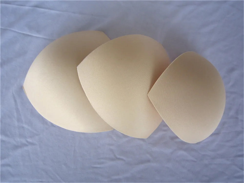 Bra pads inserts Swimsuit Padding Inserts Women Clothes Accessories Foam Triangle Sponge Pads Chest Cups Breast Bra Bikini Inserts Chest Pad