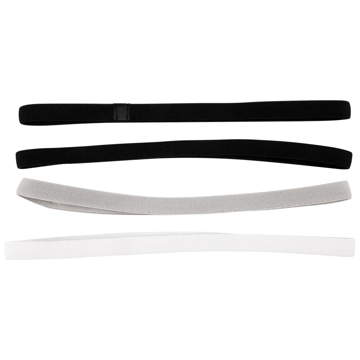 

4 Pieces Thick Non-Slip Elastic Sport Headbands Hair Headbands,Exercise Hair and Sweatbands for Women and Men