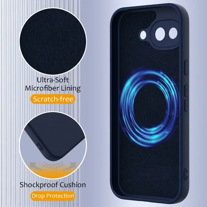 Premium Original Skin Feel Liquid Silicone Case with MagSafe Compatibility