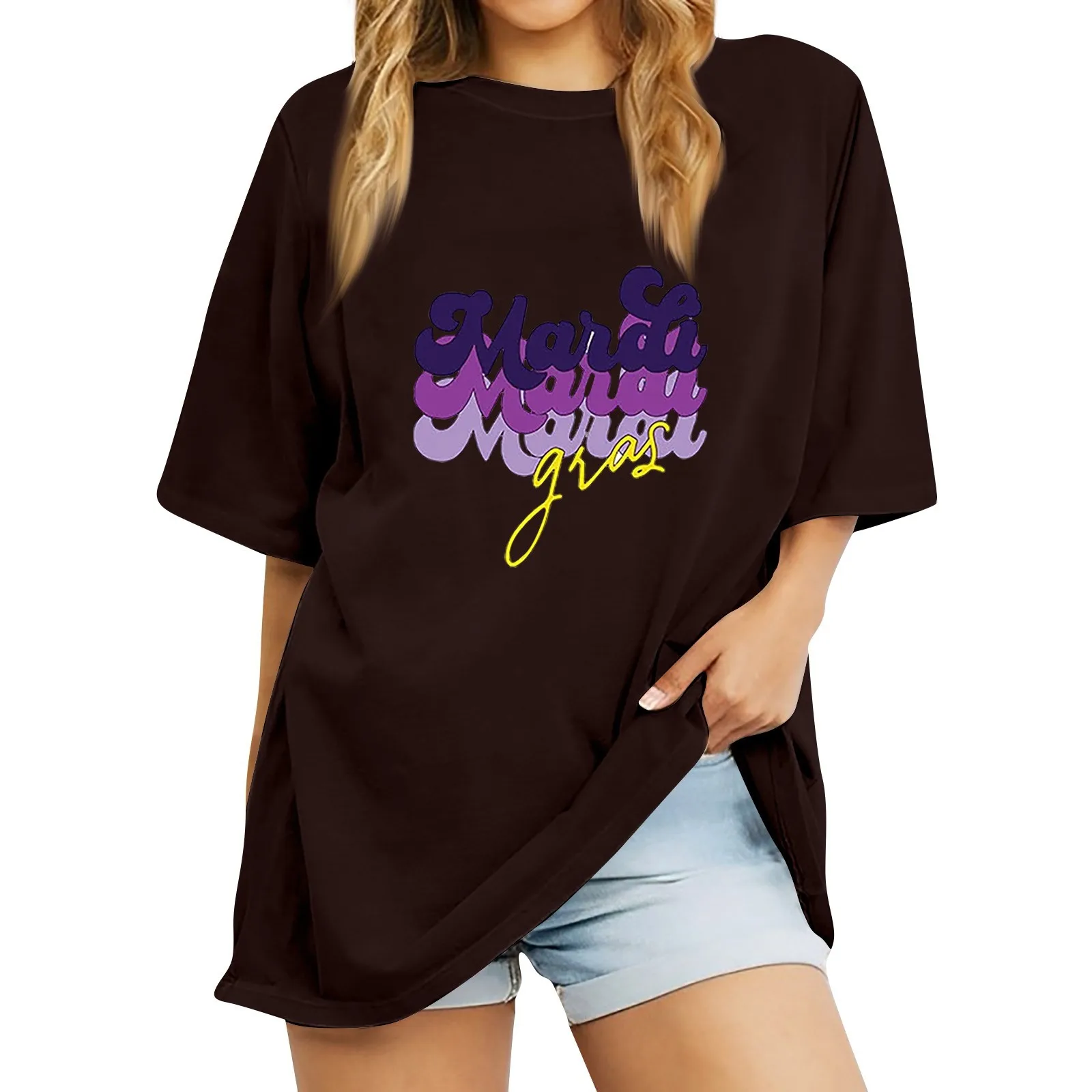 

Женские модные футболки с коротким рукавом и круглым вырезом, повседневные летние топы, базовые футболки, топ, женская модная блузка, футболка для женщин 2023