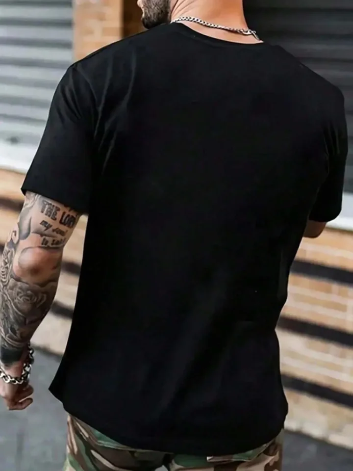 Men's Summer Short Sleeve Printed T-Shirt