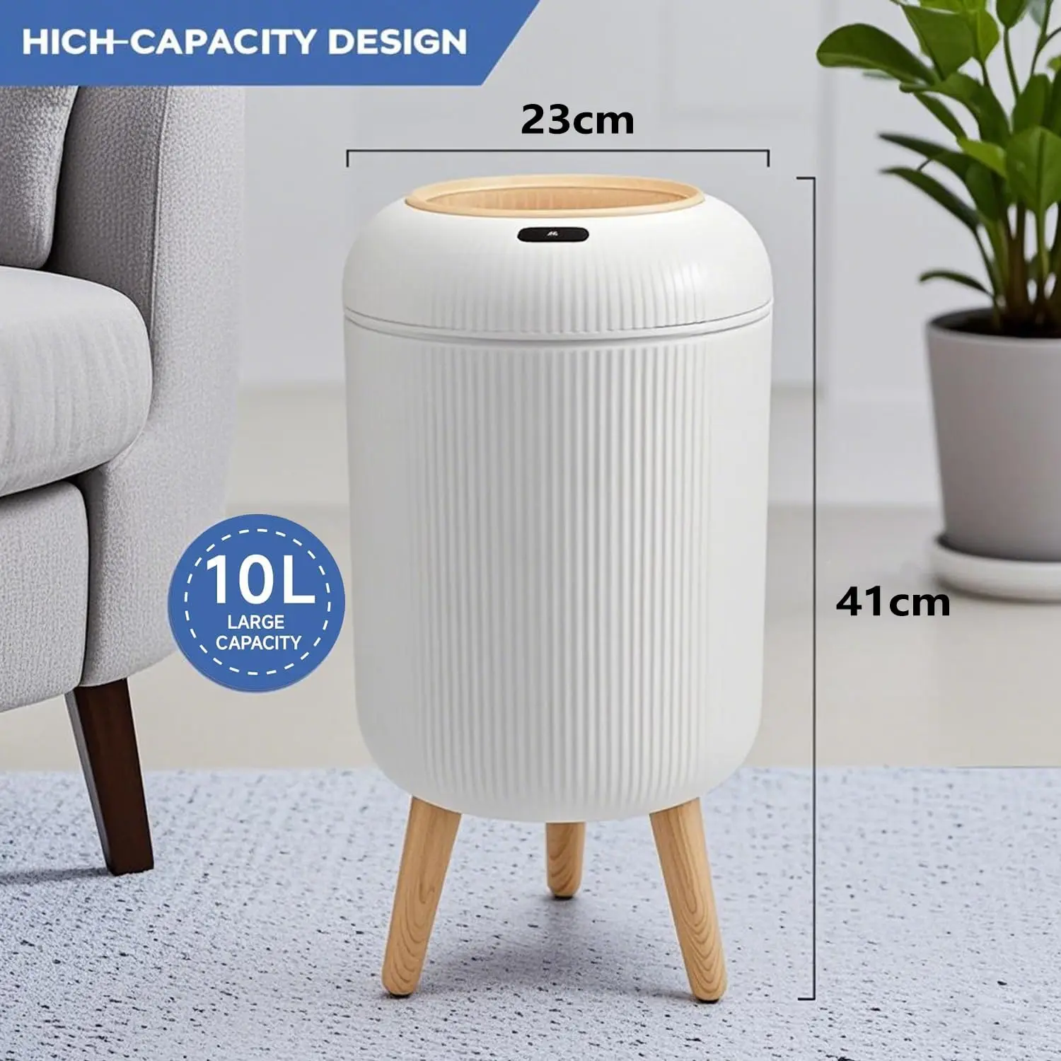 سلة مهملات ذكية أوتوماتيكية