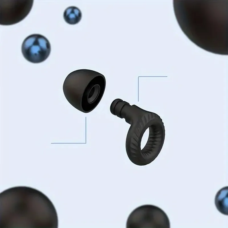 Reusable Silicone Earplugs for Sleep and Noise Reduction
