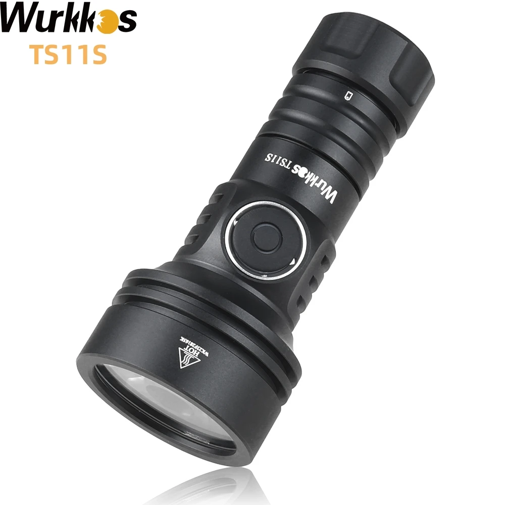 

Wurkkos TS11S 2000LM 18350 Rechargeable EDC Flashlight SFT40 Throw 529 Meters IP68 Waterproof Easy-to-Use Version