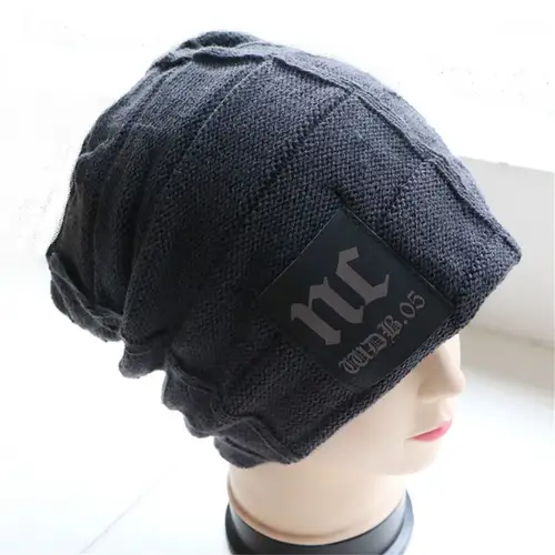 Winter Adult Men Warm Beanies Skullies Fashion Letter Knitted Women Hat Outdoor Colorful Casual Soft Wool шапка мужская кепка - Image 4