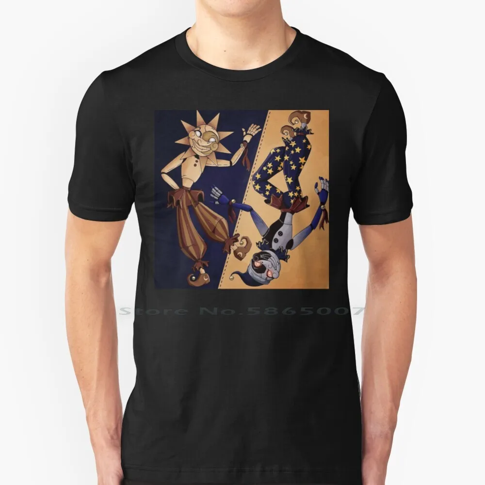 Fnaf Sun Moon Security Brake T Shirt 100% Cotone Fnaf Security Brake Fnaf Security Violation Fnaf Security Violation Fnaf Security