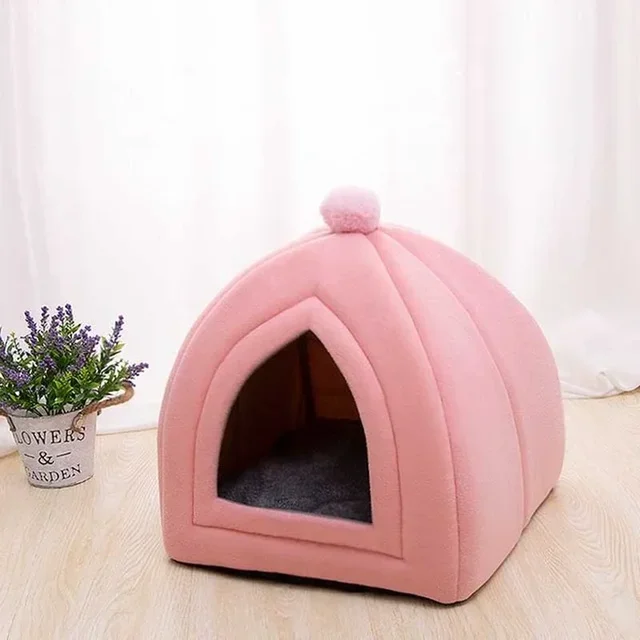 Cat Nest Autumn And Winter Warm Yurt Semi-closed Cute Cat Villa Dog Nest Can Be Opened And Washed Pet Nest 4