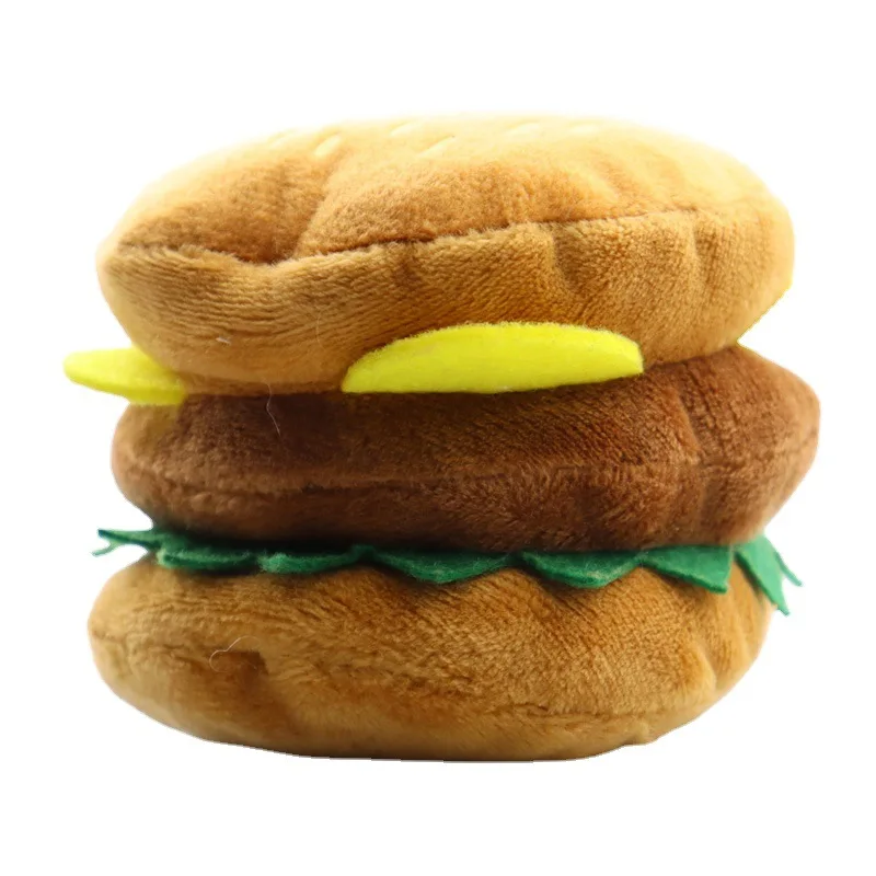 Peluche Hamburger McDog sonore grinçante pour petit chiens