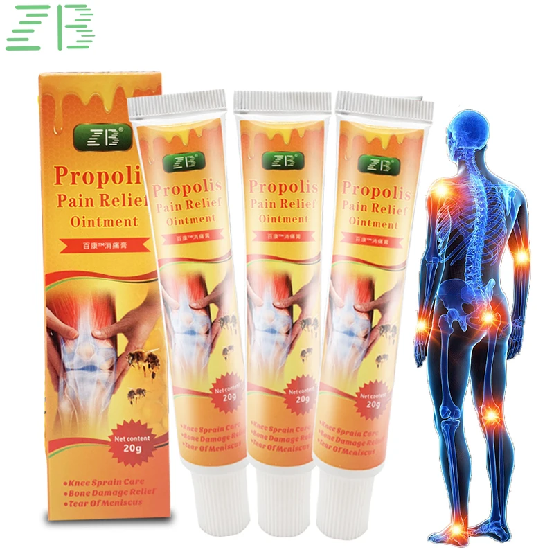 

3Pcs ZB Bee Venom Pain Relief Cream Arthritis Joint Knee Analgesic Ointment Neck Lumbar Sciatica Synovial Meniscus Repair