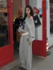HOUZHOU Casual 2 Piece Sets Women Outfit Pant Sets Oversized Korean Style Jersey Set Vintage Letter Print Off Shoulder Tracksuit 6