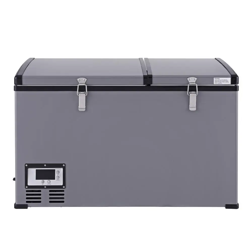 Portable Bar Fridge Freezer 100L 12V 24V 240V Perfect for Camping Boating Outdoor Events